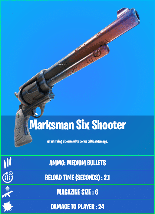 How to get the new Marksman Six Shooter revolver