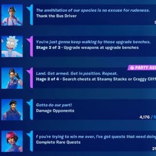 All rare challenges in Fortnite Chapter 2 Season 7  