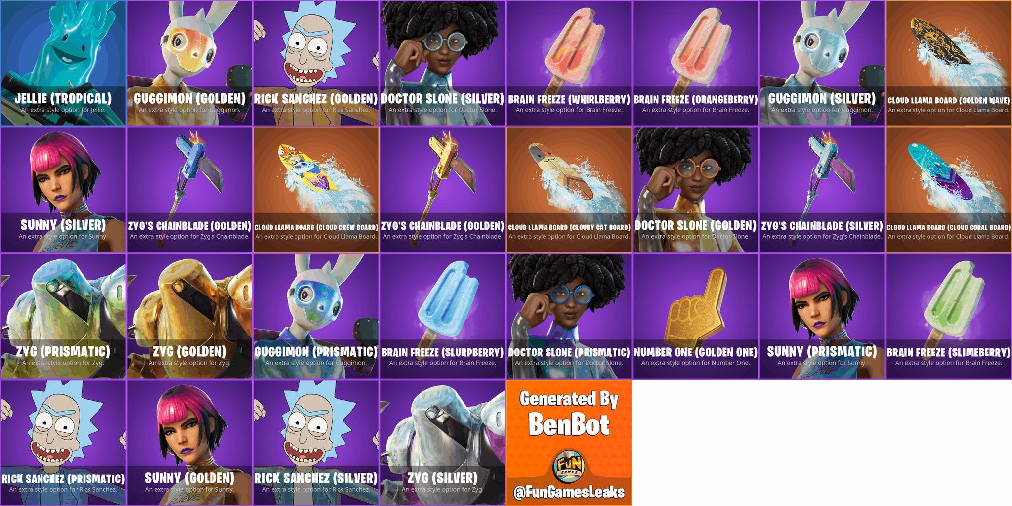 Fortnite 17.10 leaks - All new skins and cosmetic items 