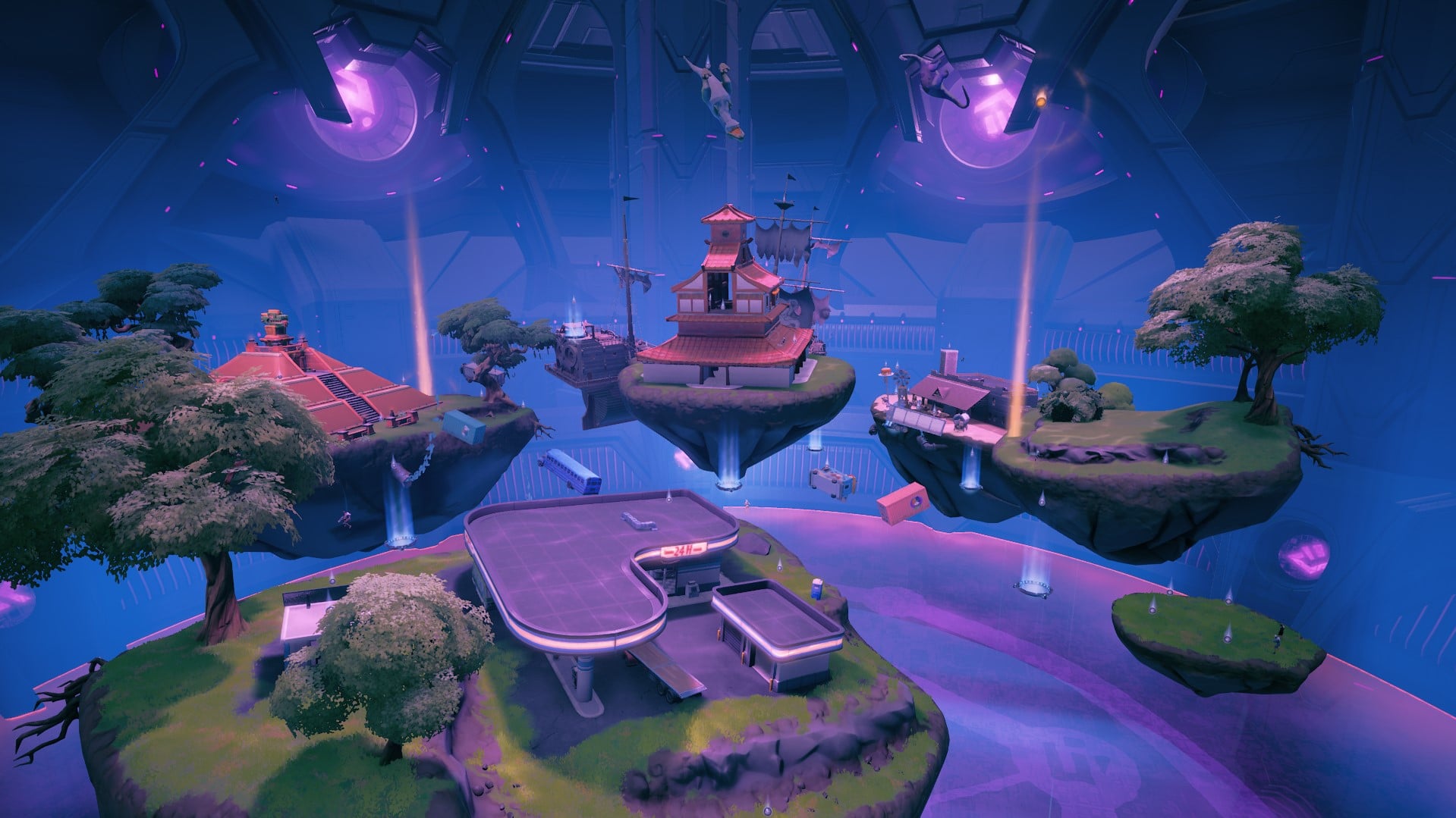 How to get on the mothership UFO in Fortnite? / Old locations and loot