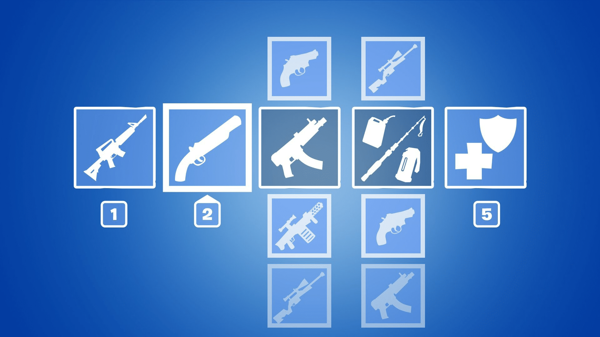 Slot keybinds for weapons and other items in Fortnite