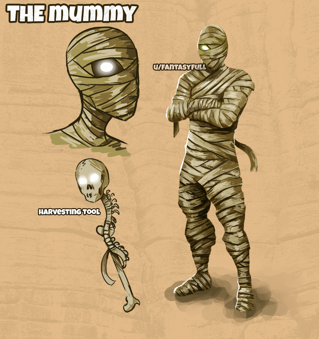A Mummy skin might appear in Chapter 2 Season 8 Battle Pass in Fortnite 
