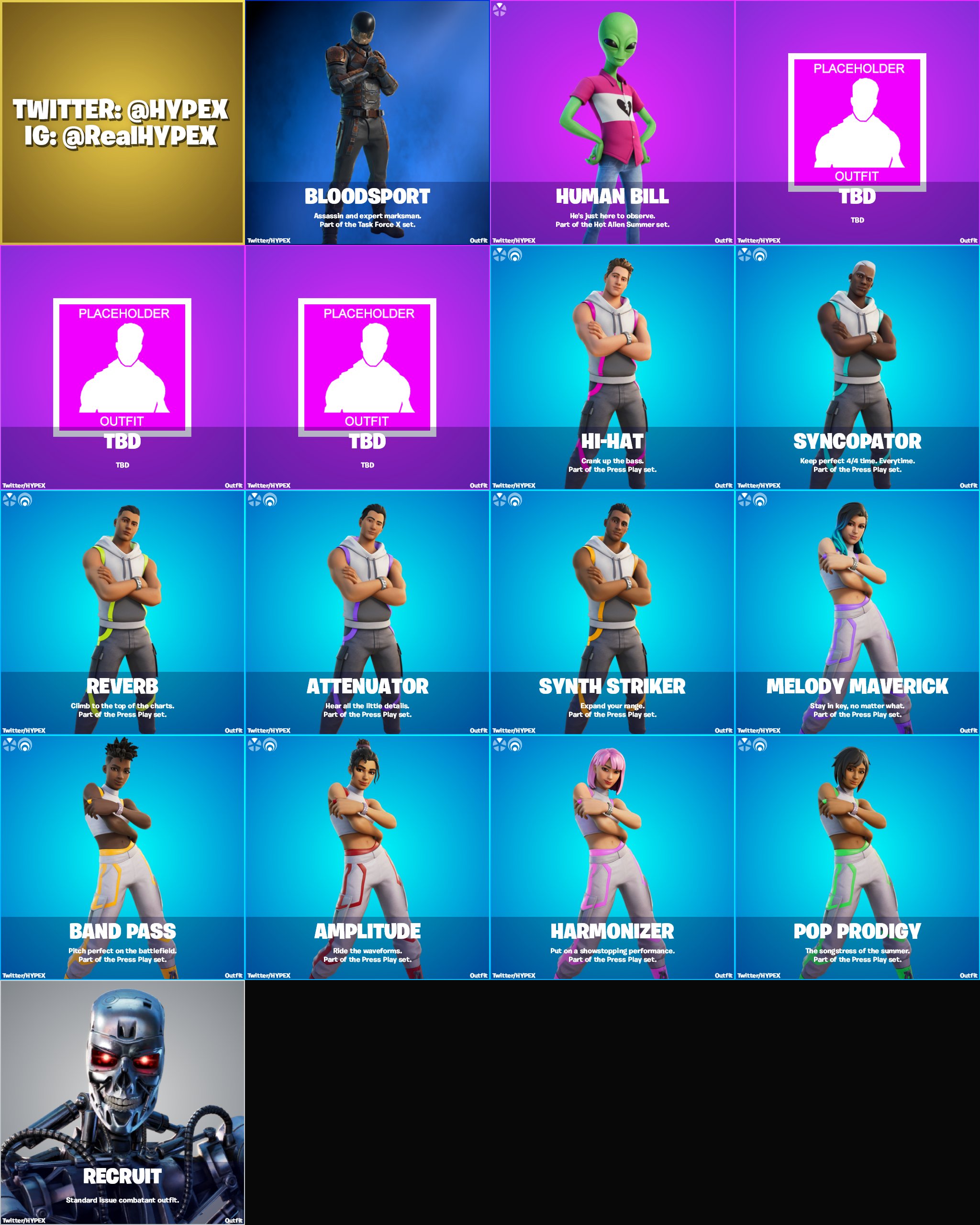 Fortnite 17.30 leaks – All new skins and cosmetic items  