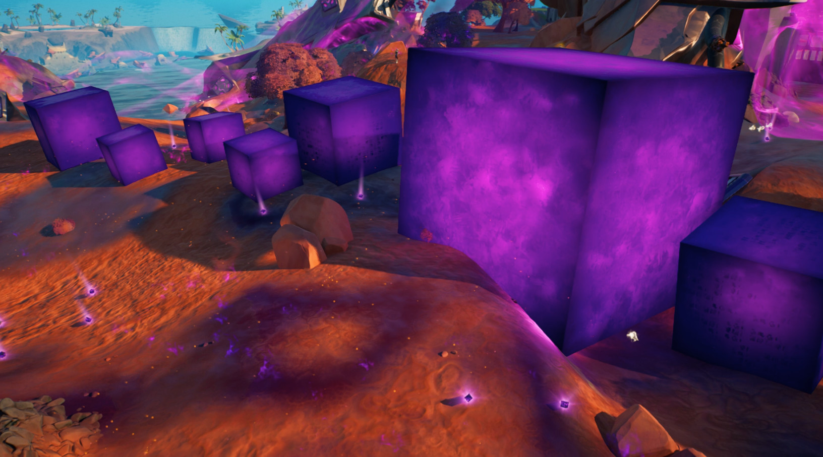 A new cube appeared at Steamy Stacks, and it's different from other Fortnite cubes  