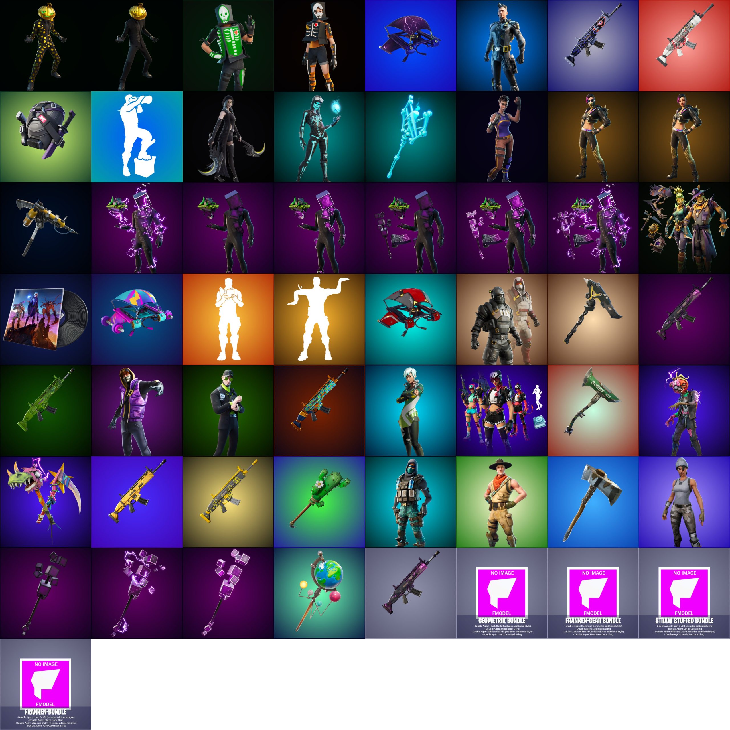 Fortnite 18.10 leaks - all the skins and other cosmetic items  