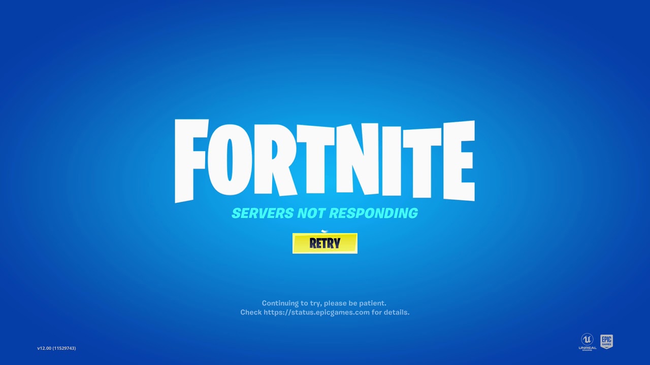 Fortnite servers not responding, what should you do?  