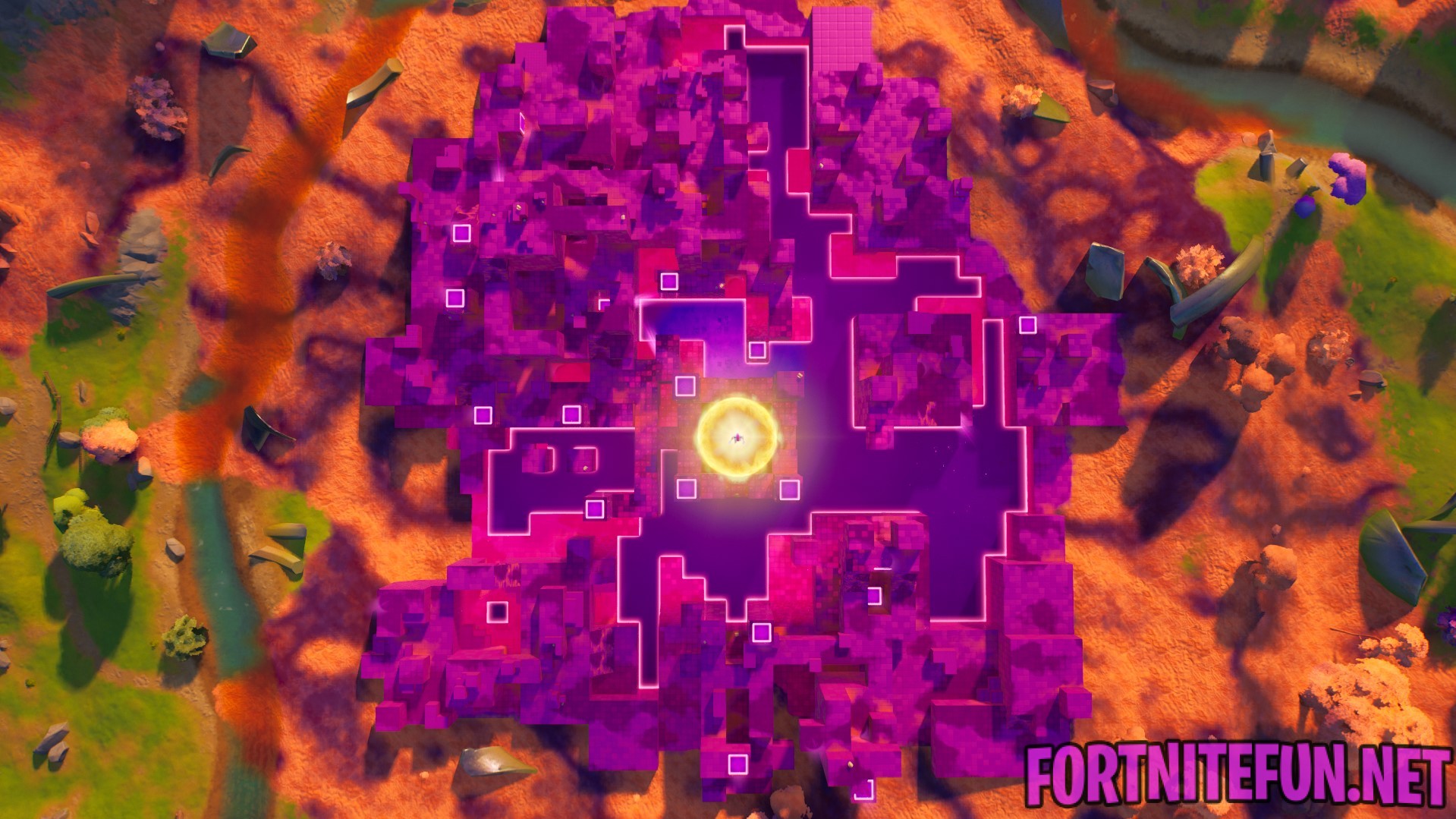 New The Convergence location with The Cube Queen in head of it appeared in Fortnite 