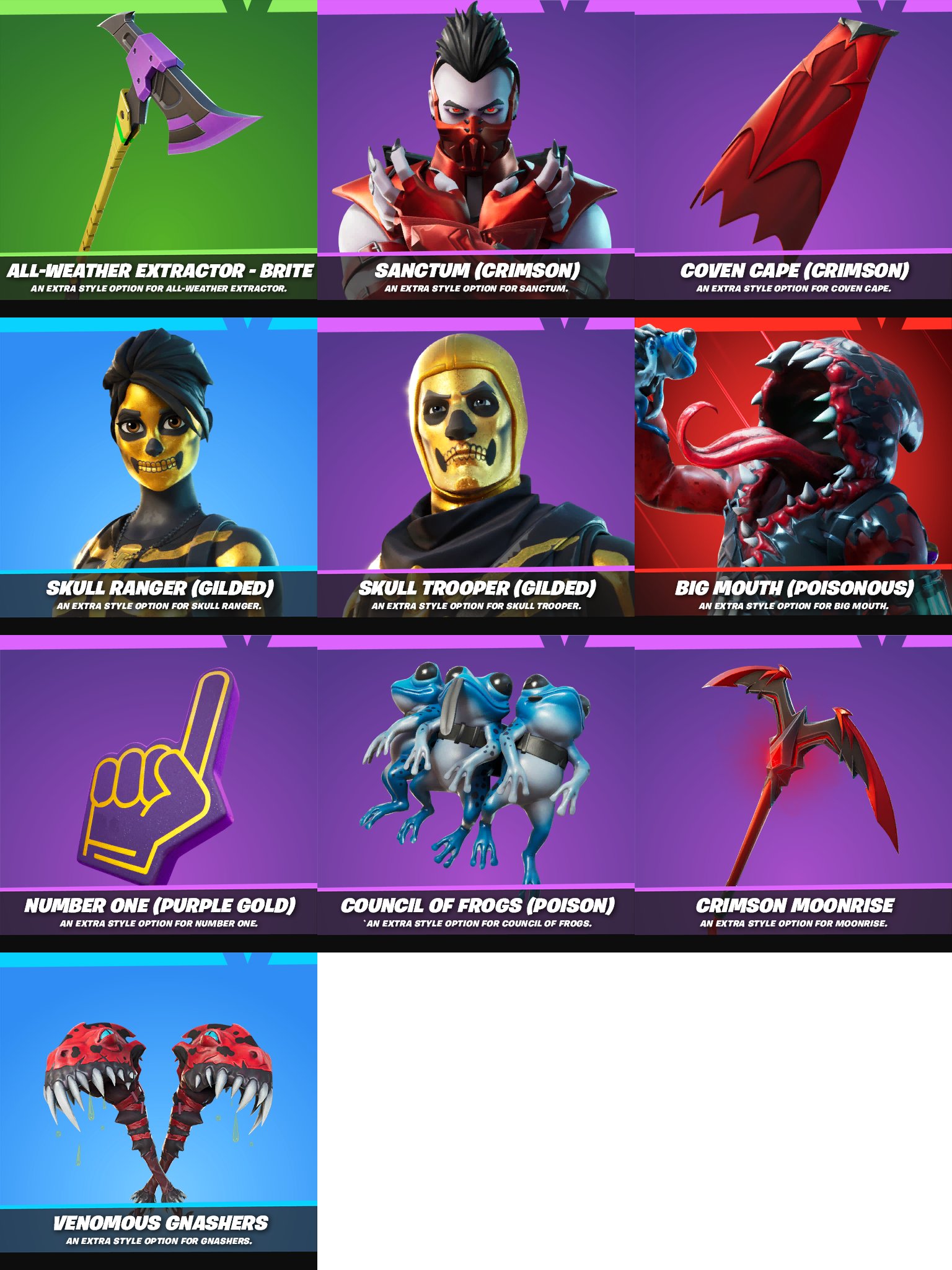 Fortnite 18.20 leaks - all the skins and other cosmetic items  