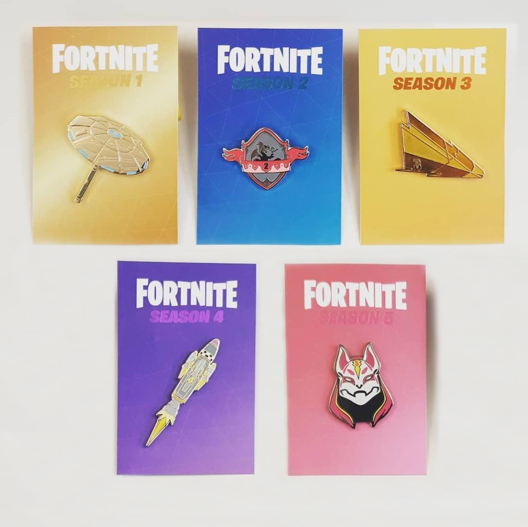 Fortnite developers got new thematic pins for their work 