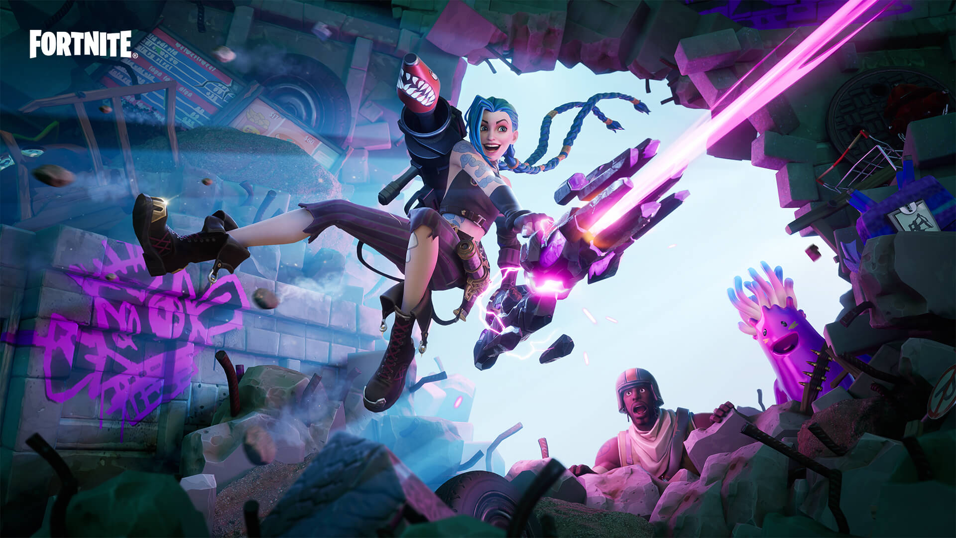 Jinx from League of Legends is coming to Fortnite 
