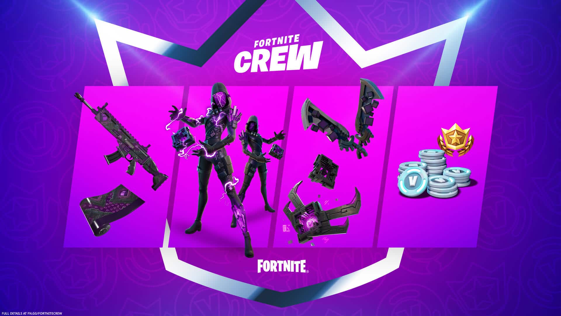 Fortnite Crew December - The Cube Assassin outfit