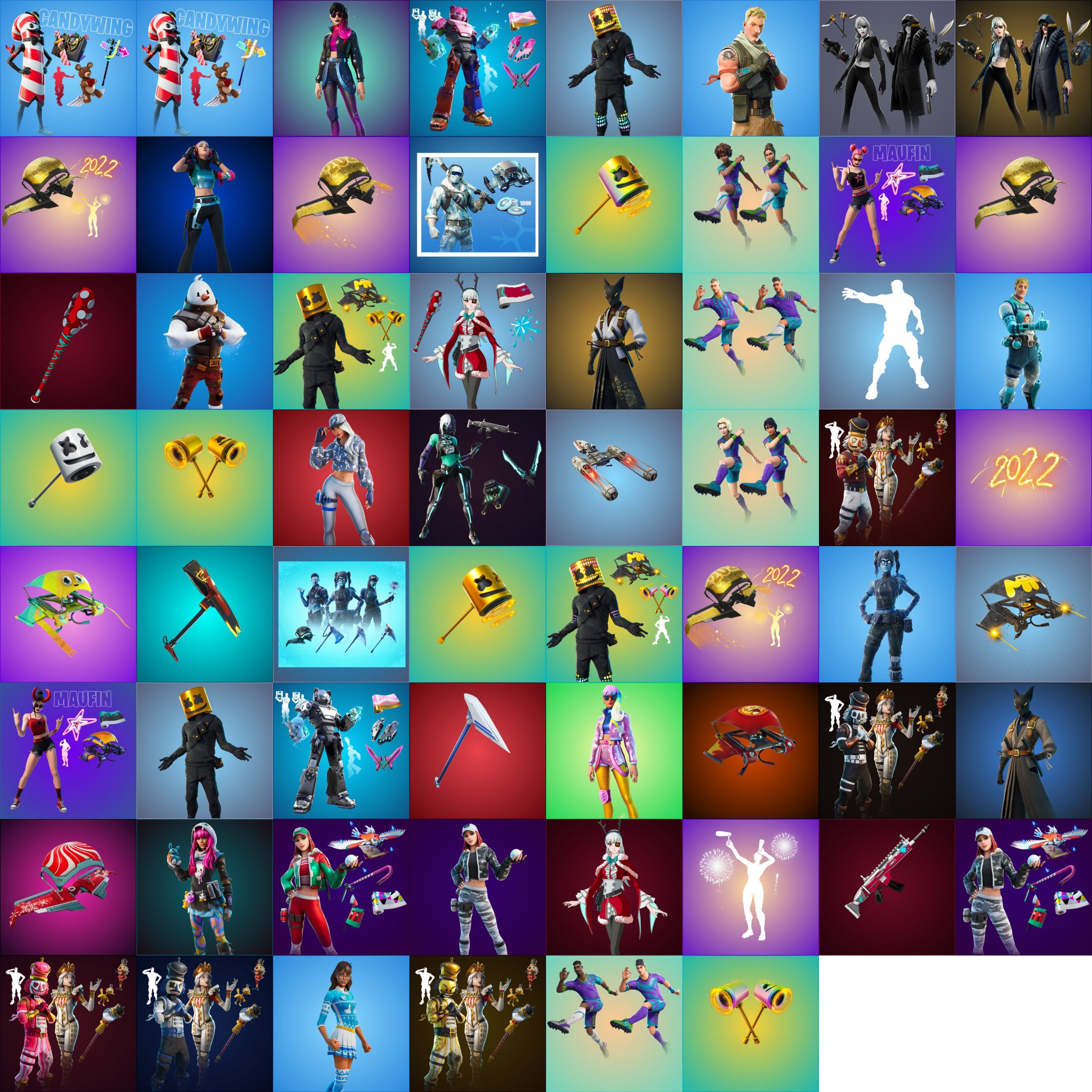 Fortnite 19.01 leaks - all the skins and other cosmetic items 