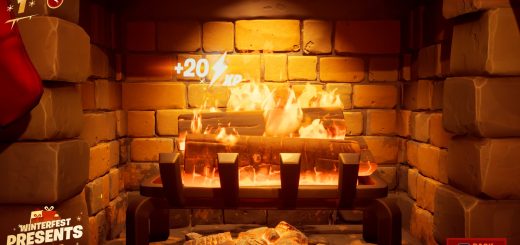 Warm yourself at the Yule Log in Cozy Lodge - Winterfest 2021 challenge  