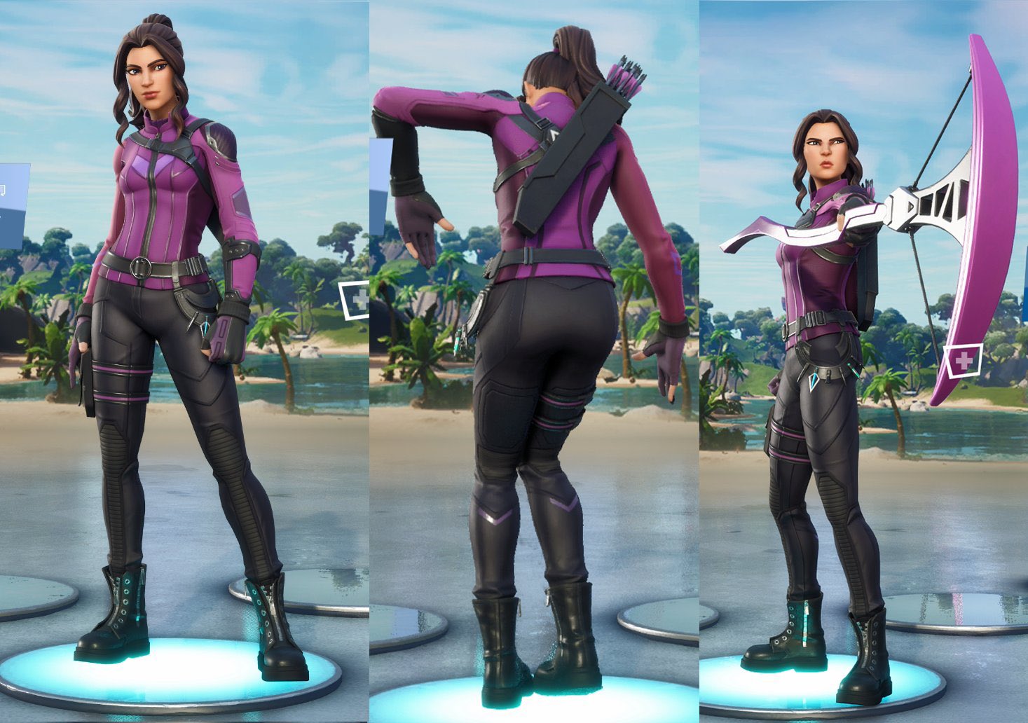 Clint Barton and Kate Bishop from Hawkeye in Fortnite