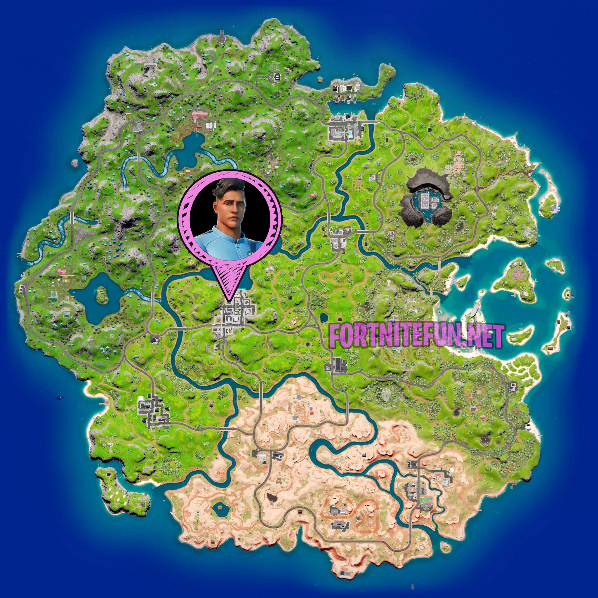 Where to find the NPCs 21 and 22 in Fortnite
