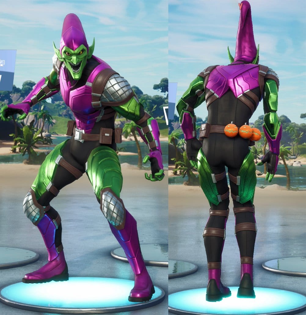 Green Goblin outfit and his accessories are coming to Fortnite