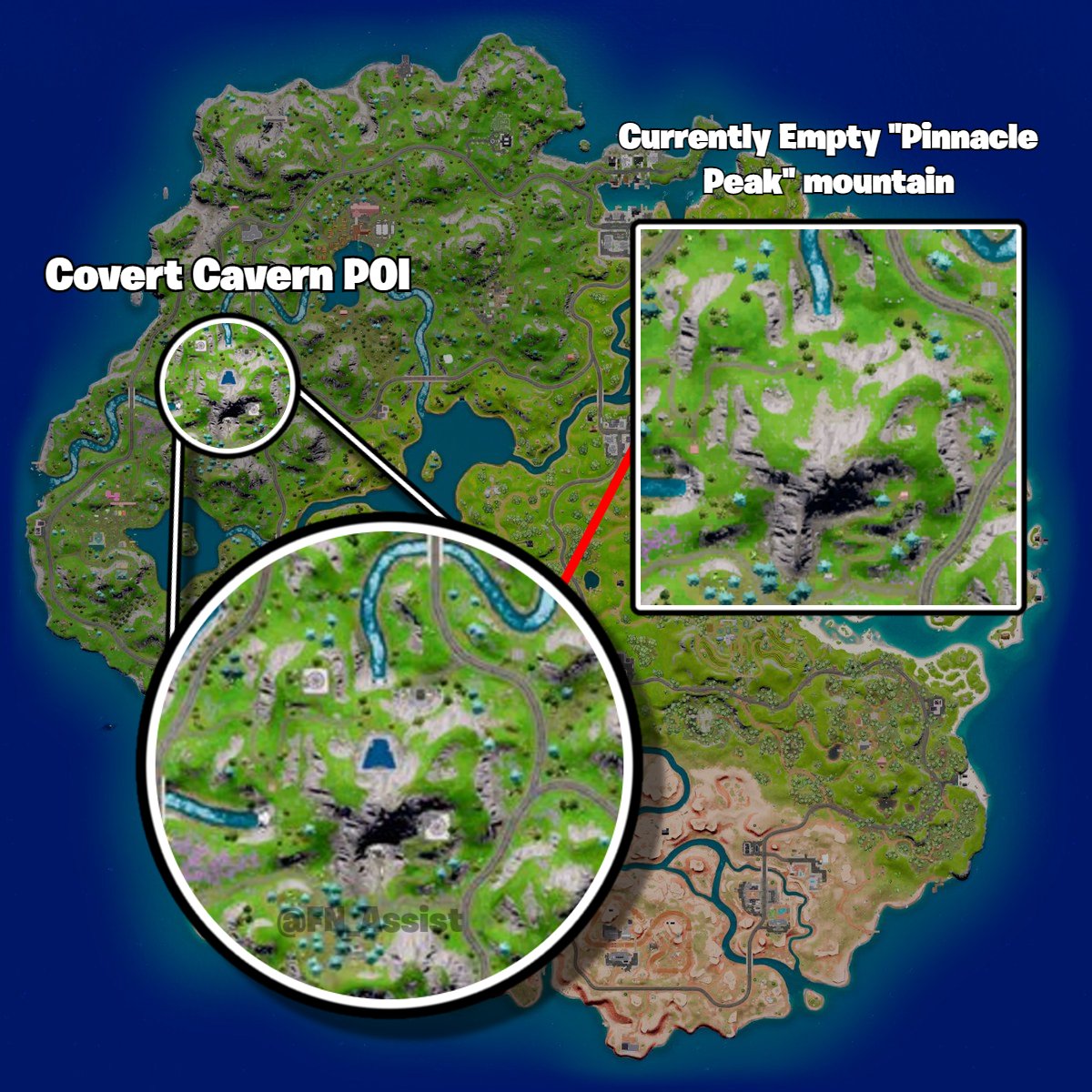 Covert Cavern (Grotto 2.0) and Seven Workshop locations are coming to Fortnite