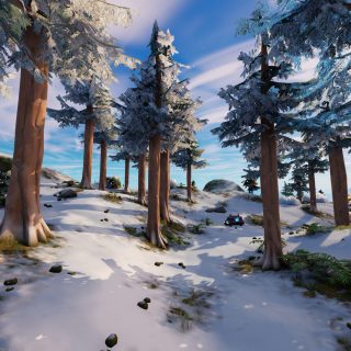 Snow on Chapter 3 Season 1 map has started to melt  