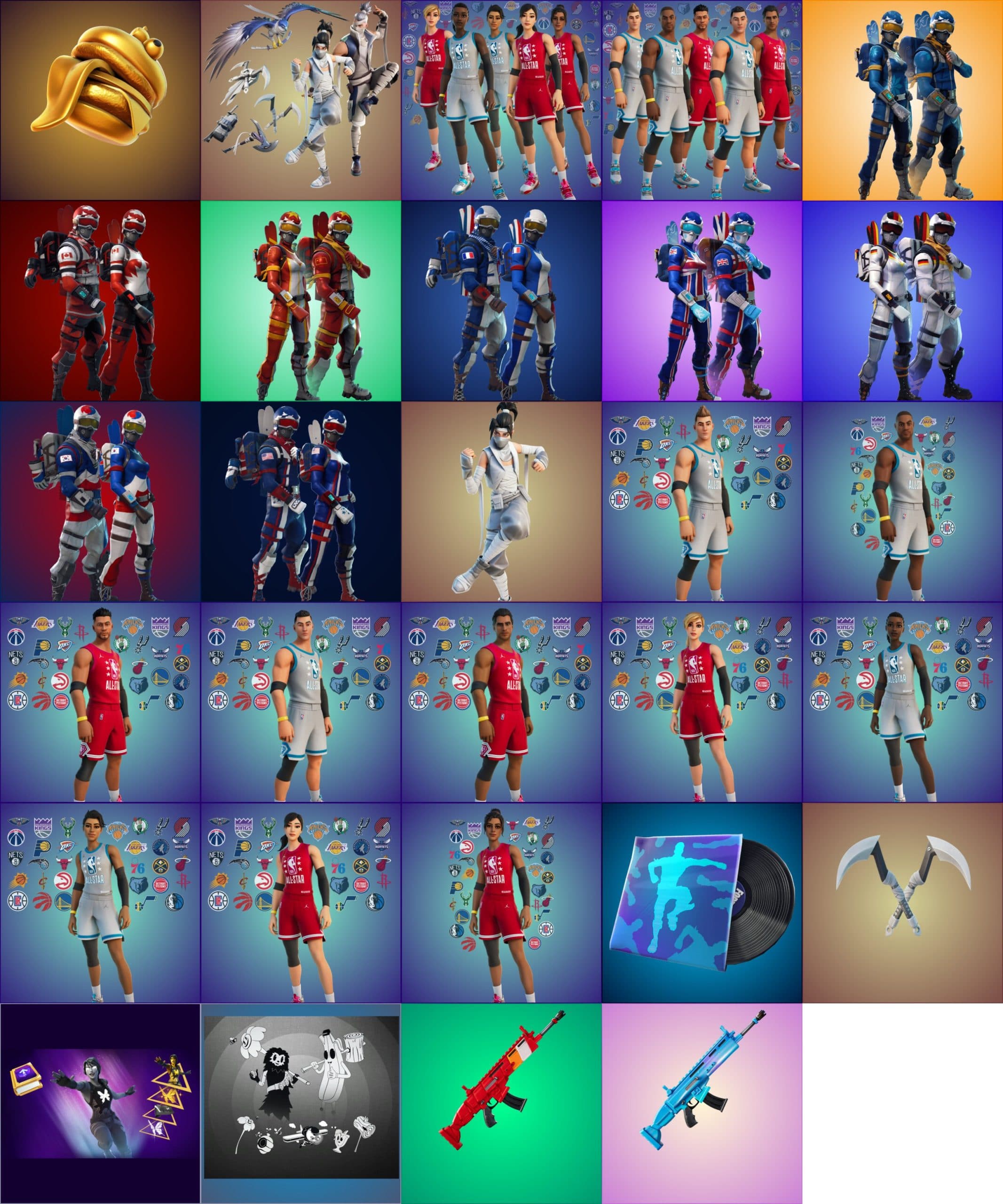 Fortnite 19.30 leaks - all the skins and other cosmetic items