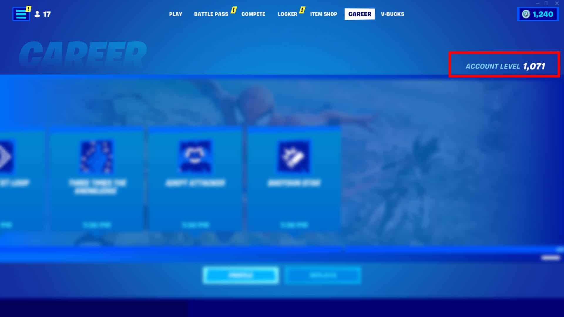 Fortnite Level System - How to check BR level, Max level and How to reset STW progress