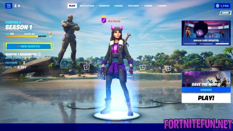 How to open Save the World mode (PvE) in Fortnite Chapter 3