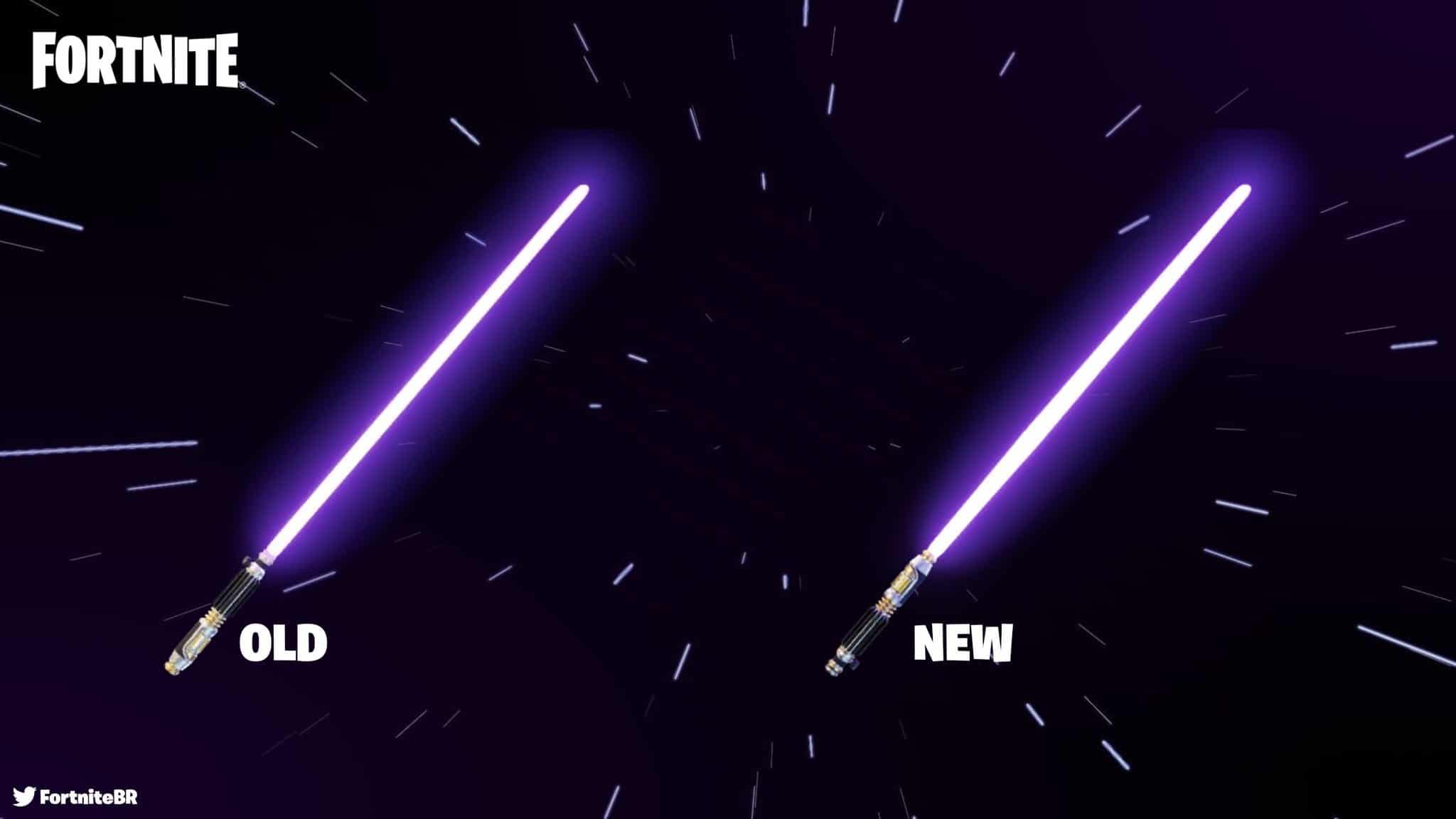 Star Wars Lightsabers weapons will return to Fortnite
