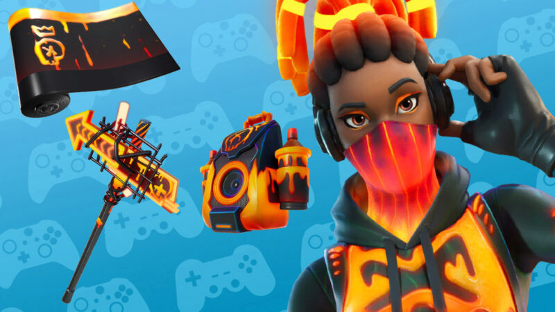 Get the free Tectonic Komlpex outfit (Volcanic Ash-assin bundle) in Fortnite  