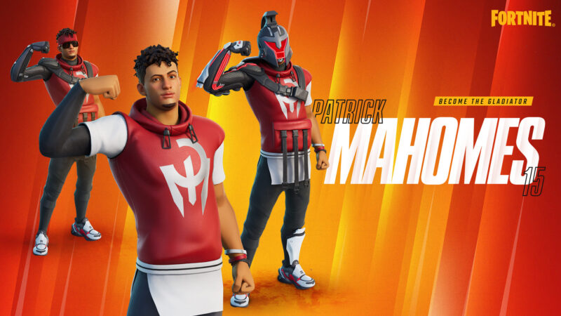 Patrick Mahomes Fortnite Cup - outfit and emoticon  